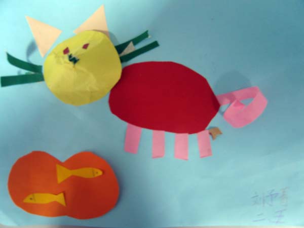 幼儿瓜子皮粘贴画图片 幼儿瓜子皮粘贴画图片