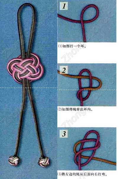 平结-系物结-祥云结制作